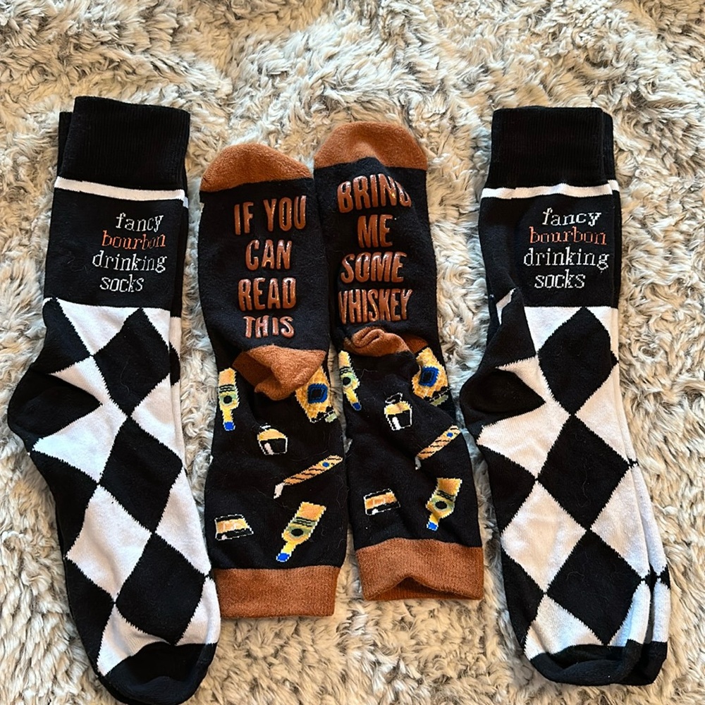 Bourbon and Whiskey Socks
